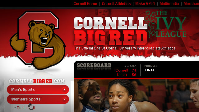 Cornell University Athletics - Website