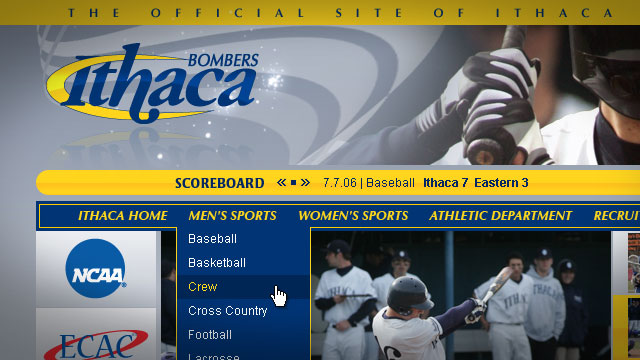 Ithaca College Athletics - Website